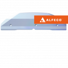 Защита  радиатора Ford S-Max 2006-2015 V-all , ALFeco, алюминий 4мм, арт. ALF0724al