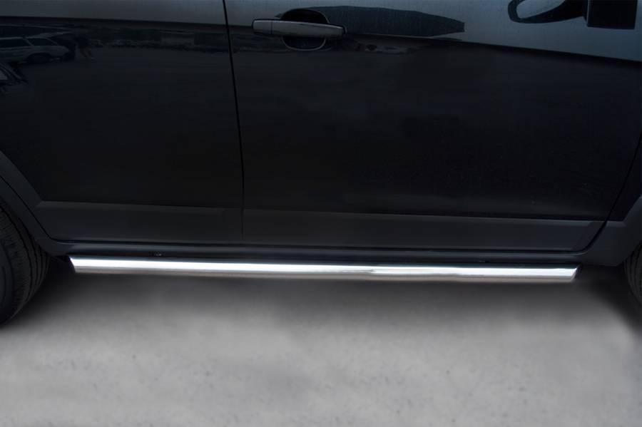 Chevrolet Captiva 2011-2013 Пороги труба d63 (вариант 1) CHCT-0008281