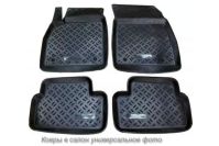 Ковры модельные (высокий борт) для Hyundai H-1 Wagon (TQ) (2007-) , передние 2шт. (3D с подпятником) , Элерон, арт. 60662