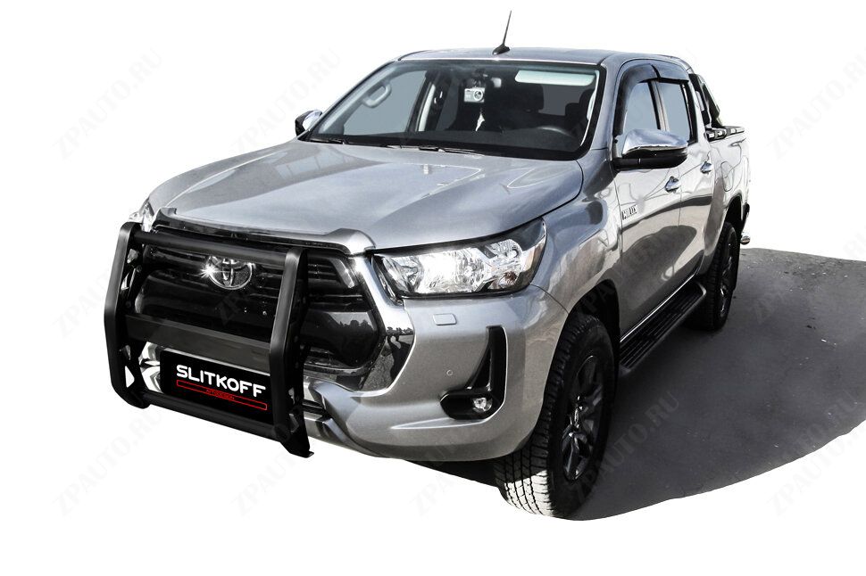 Кронштейн для противотуманных фар Brutal Toyota Hilux (2020-2023) , Slitkoff, арт. THL20-008B