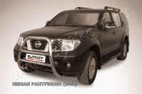 Кенгурятник d76 высокий Nissan Pathfinder R51 (2004-2010) , Slitkoff, арт. NIP002