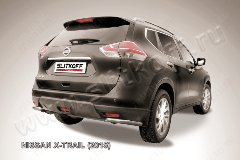 Уголки d57 Nissan X-Trail (2013-2023) , Slitkoff, арт. NXT15-010