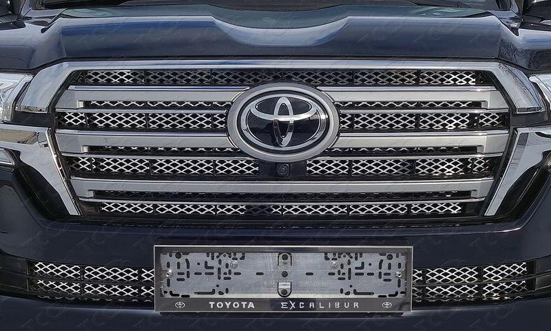 Решетка радиатора нижняя (лист) для автомобиля Toyota Land Cruiser 200 EXCALIBUR 2017-, TCC Тюнинг TOYLC200EXCAL17-21