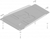 Защита алюминиевая Мотодор (Коробка переключения передач), 5 мм,  для Toyota Land Cruiser Prado 250  2023- арт. 32535