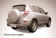 Уголки d76+d42 двойные черные Toyota Rav-4 (2009-2010) , Slitkoff, арт. TR409-013B