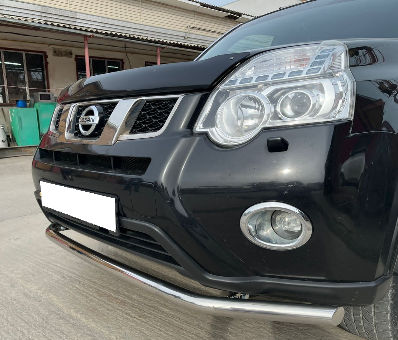 Защита переднего бампера для автомобиля NISSAN X-trail 2011 (Т31) Второе поколение, Россия NXT.10.02