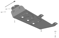 Защита стальная Мотодор (Раздаточная коробка), 2 мм,  для TANK 500  2021- арт. 73107