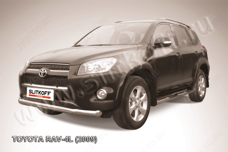 Защита переднего бампера d76 Toyota Rav-4 L (2005-2010) , Slitkoff, арт. TR409L-010