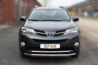 Защита передняя D 60,3 для Toyota RAV4(Тойота РАВ 4), ALFeco арт. RAV-13.12