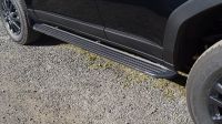 Пороги алюминиевые "Slim Line Black" 1720 мм Toyota Land Cruiser 250 Prado 2024 арт. TOYLC25024-09B