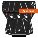 Защита  картера Audi A6 C7 allroad quattro 2012-2018 V-, ALFeco, сталь 2мм, арт. ALF3030st-2