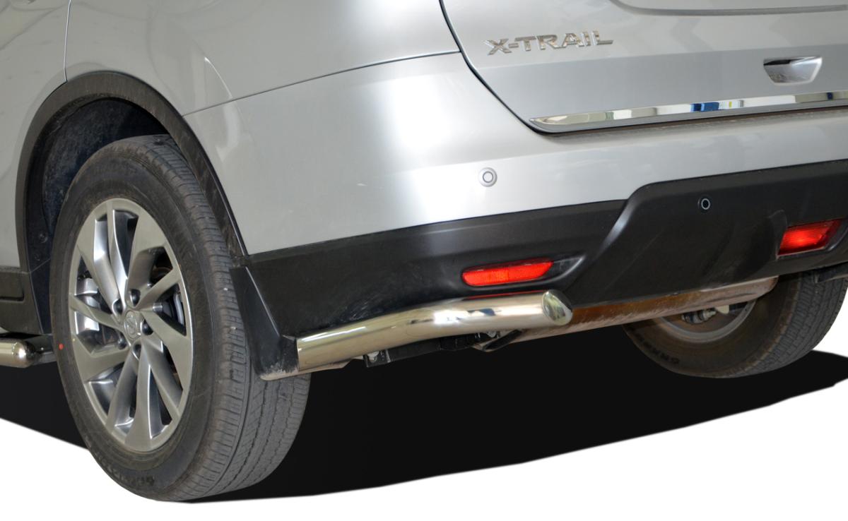 Защита заднего бампера угловая для автомобиля NISSAN X-trail 2015 (Т32) Третье поколение. NXT.15.18, Россия