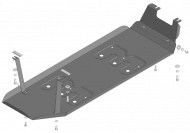 Защита стальная Мотодор (Топливный бак), 2 мм,  для Jac T9  2024- арт. 78319