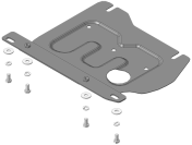 Защита стальная Мотодор (Раздаточная коробка), 2 мм,  для Infiniti QX 70  2014-2017 арт. 78002