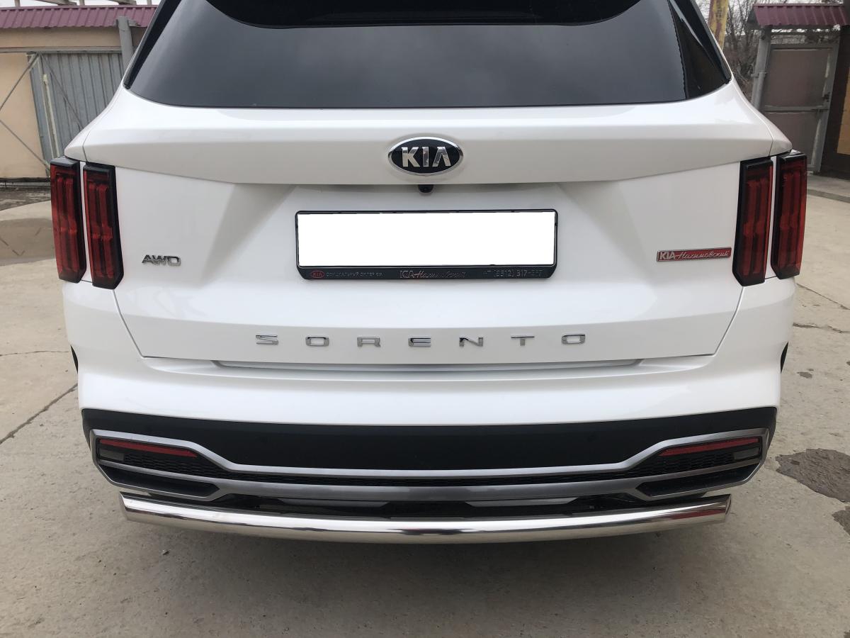 Защита заднего бампера для автомобиля  KIA Sorento MQ4 2020 арт. KSRMQ4.20.11