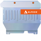 Защита  картера и КПП Ford Transit RWD 2006-2014 V-2,2 , ALFeco, алюминий 4мм, арт. ALF0711al