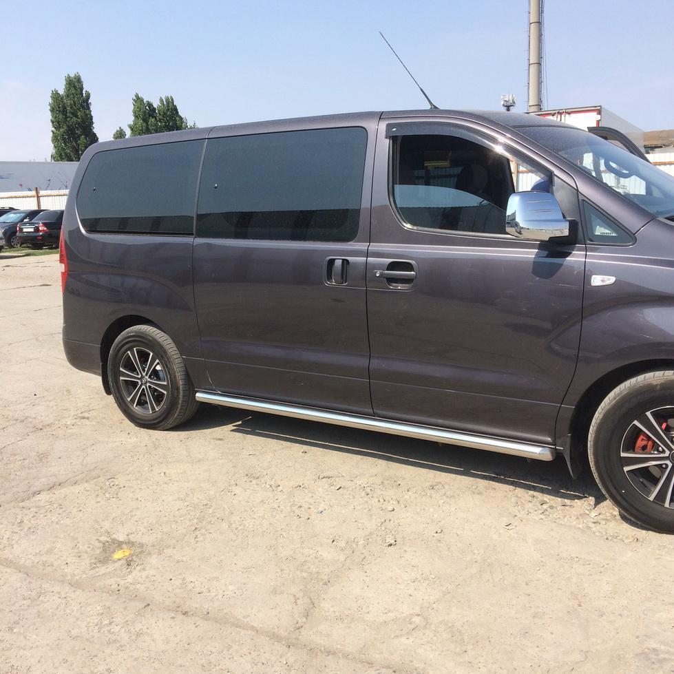 Защита порога труба d60 для Hyundai H1 Starex 2007, HYGS.07.32, Россия