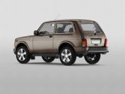 LADA 4X4 URBAN 2014- Защита заднего бампера d63 дуга black NUZ-002814CH