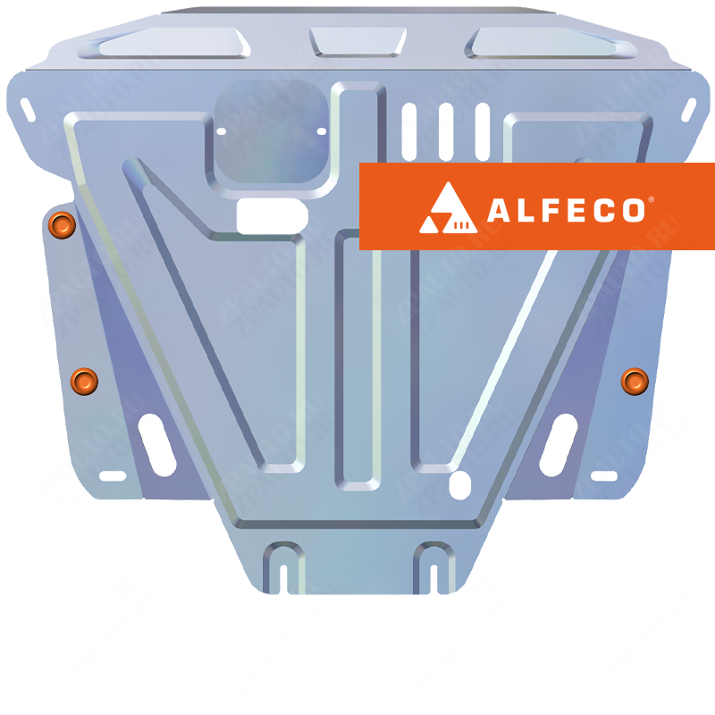 Защита  картера и КПП Hover H6 2012-2016 V-all , ALFeco, алюминий 4мм, арт. ALF3111al
