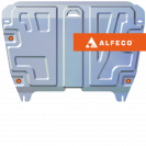 Защита  картера и КПП  Lifan Murman 2014-2022 V-1,8 , ALFeco, алюминий 4мм, арт. ALF2459al-2