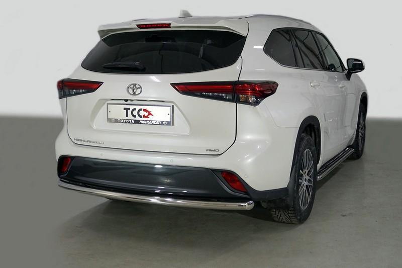 Защита задняя 60,3 мм для автомобиля Toyota Highlander 2020- арт. TOYHIGHL20-27