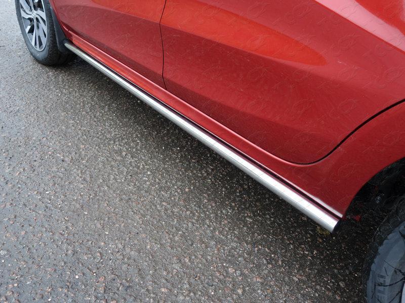 Пороги труба 42,4 мм для автомобиля Lada XRAY 2016-, TCC Тюнинг LADXRAY16-15