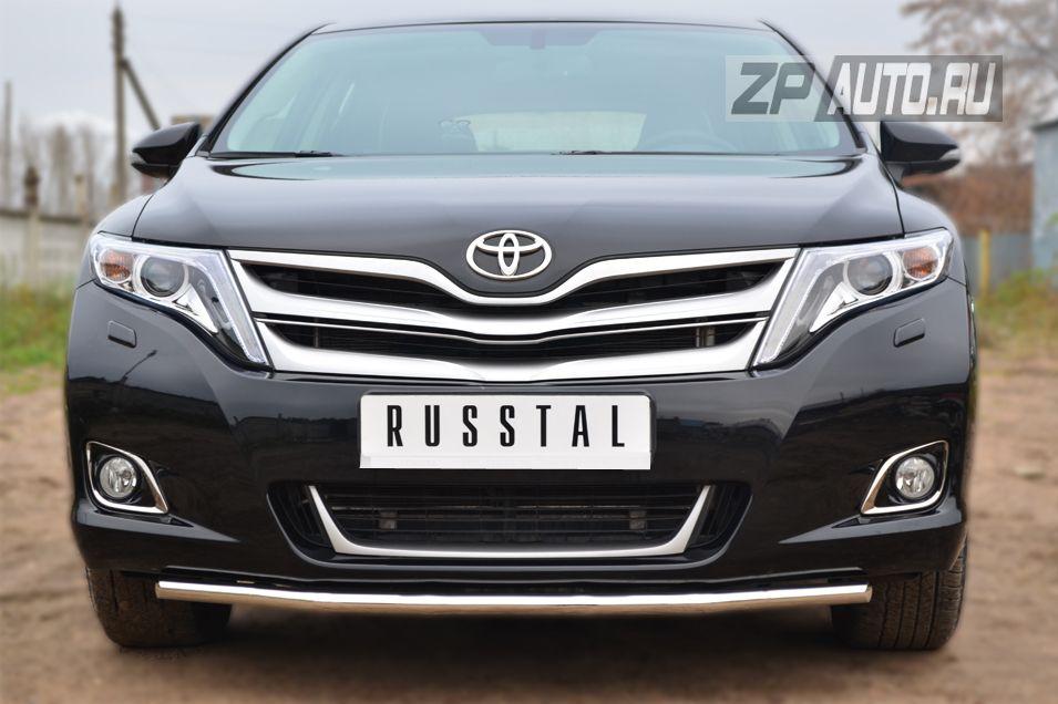 Защита переднего бампера d42 для Toyota Venza 2013, Руссталь TVZ-001475