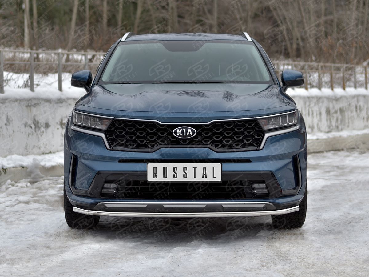 KIA SORENTO 2020- Защита переднего бампера d42 секции KSORZ-004012