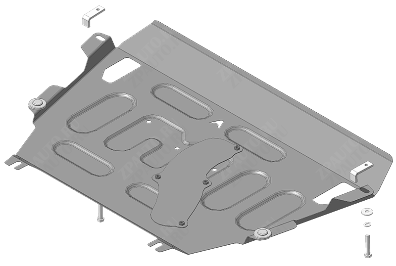 Защита АвтоСтандарт (Двигатель, Коробка переключения передач), 1,5мм сталь для Toyota RAV 4   2013-2019 арт.52503