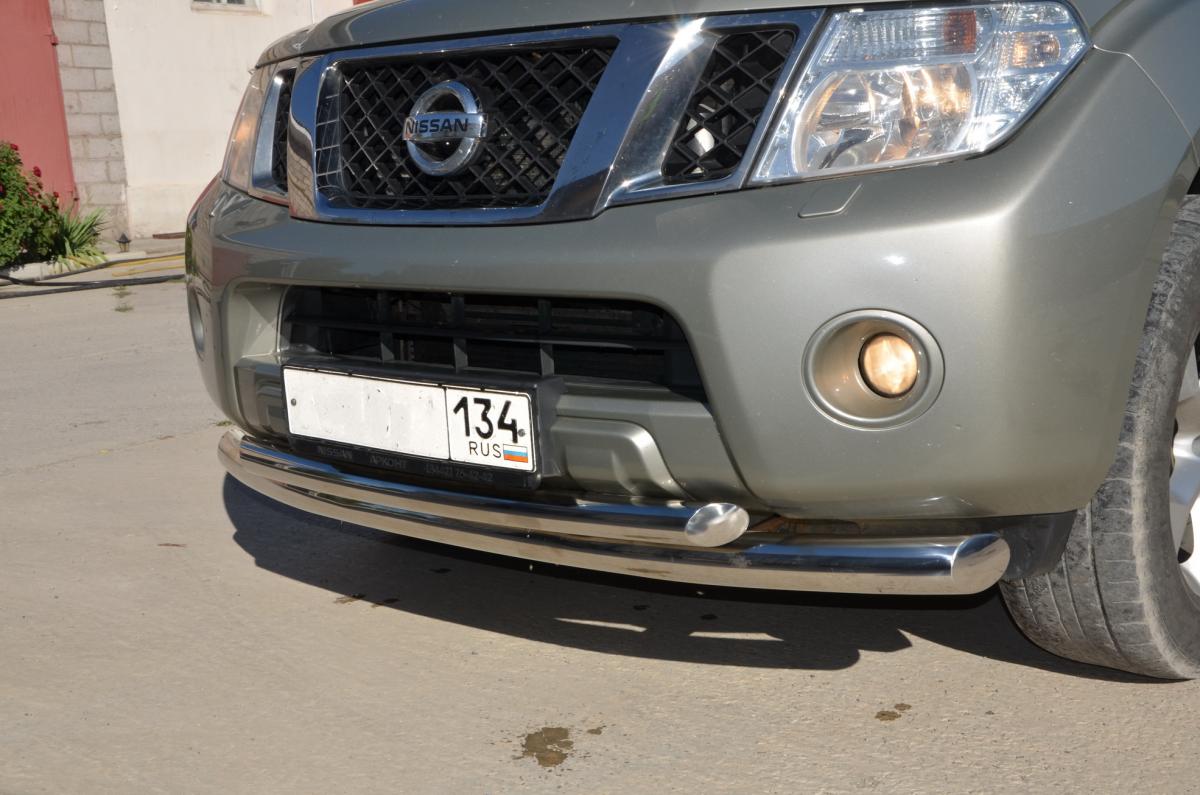 Защита переднего бампера для автомобиля NISSAN Pathfinder 2010-2013, Россия NPF.10.04-1