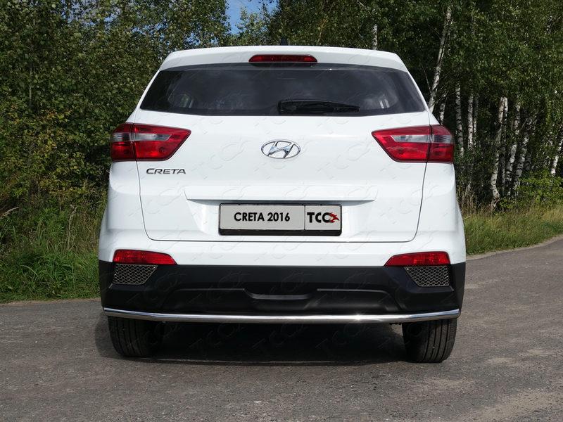 Защита задняя 42,4 мм для автомобиля Hyundai Creta 2016-, TCC Тюнинг HYUNCRE16-32