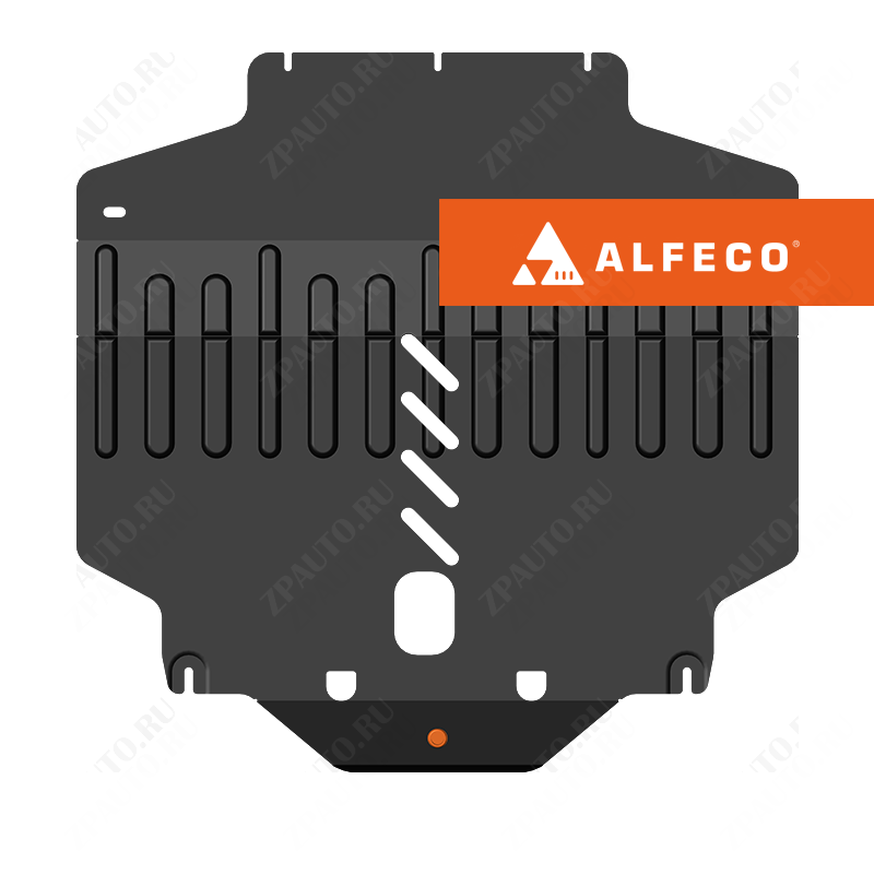 Защита  картера и КПП MG 6 2020- V-all , ALFeco, сталь 2мм, арт. ALF6901st