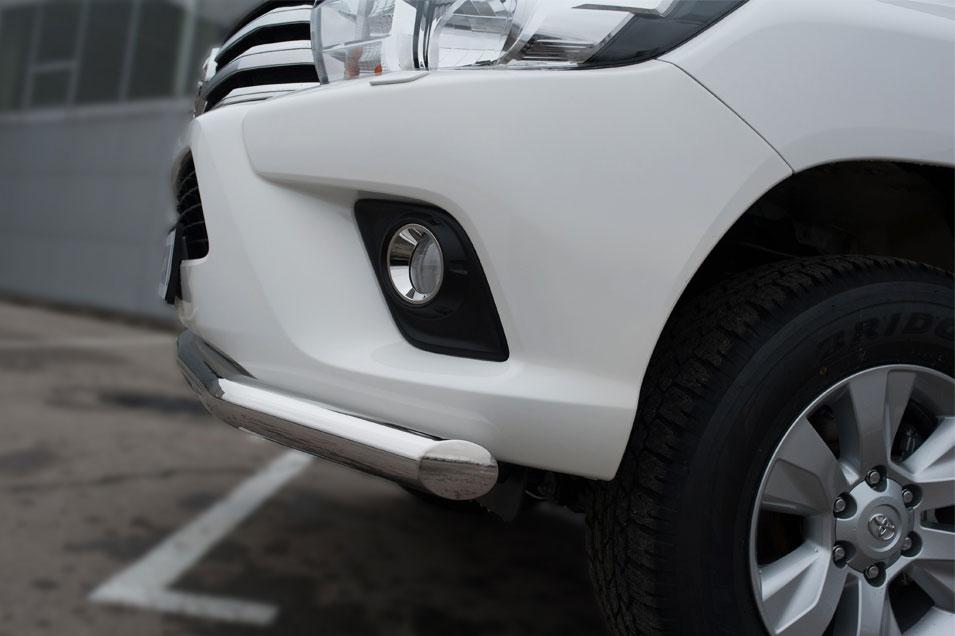 Защита переднего бампера d76 для Toyota Hilux 2015, Руссталь THZ-002146