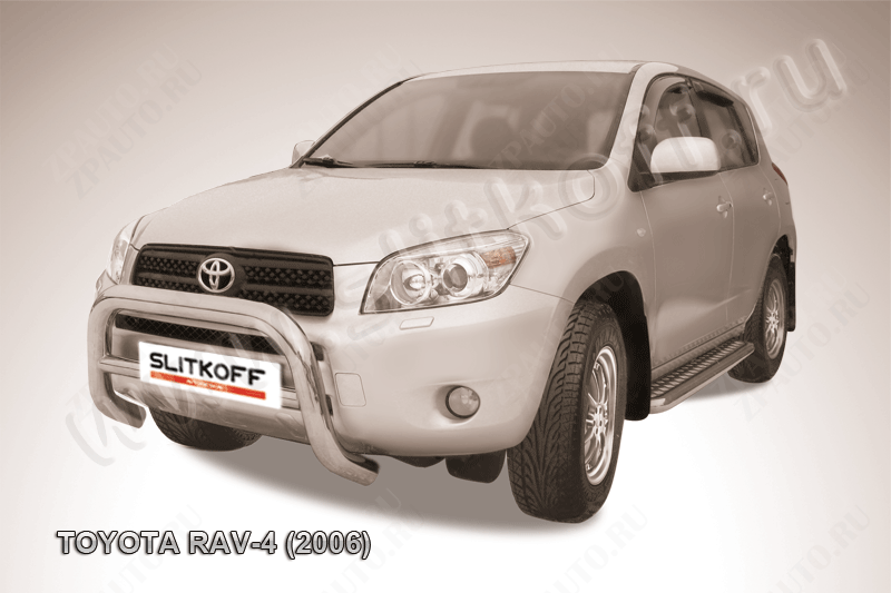 Кенгурятник d76 низкий Toyota Rav-4 (2005-2010) , Slitkoff, арт. TR4002