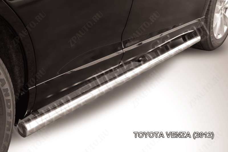 Защита порогов d57 труба Toyota Venza (2012-2017) , Slitkoff, арт. TVEN007