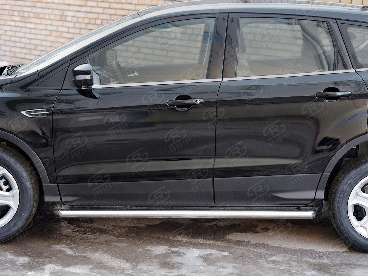 Пороги труба d63 вариант 1 Ford Kuga 2016, Руссталь FGT-0026011