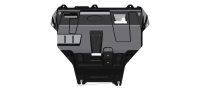 Защита картера и КПП для FORD Focus RS  2016 - 2020 V-2,3 MT , Sheriff, сталь 1,8 мм, арт. 08.3400 V1