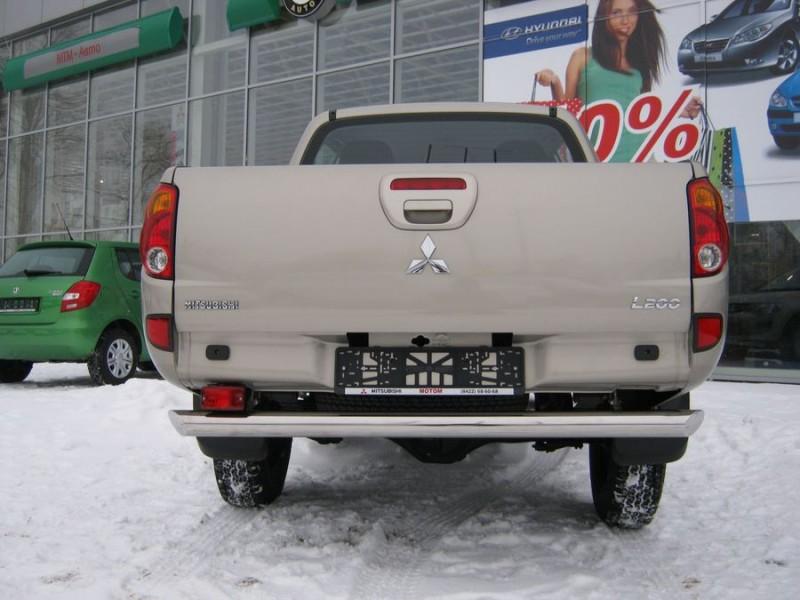 Защита заднего бампера d76 для Mitsubishi L200 2010, Руссталь MLZ-001128