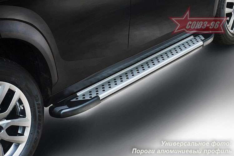 Пороги из алюминиевого профиля для Nissan X-Trail 2014-, NXTR.83.5212, Россия
