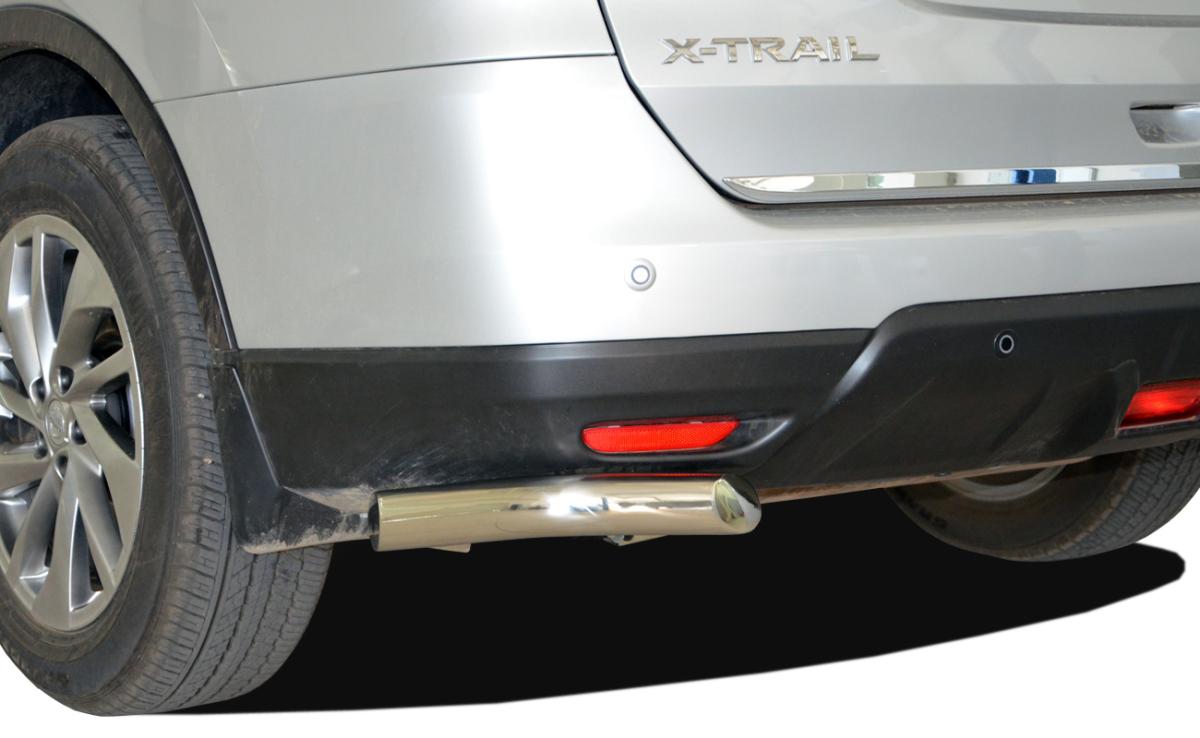 Защита заднего бампера угловая малая для автомобиля NISSAN X-trail 2015 (Т32) Третье поколение. NXT.15.17, Россия