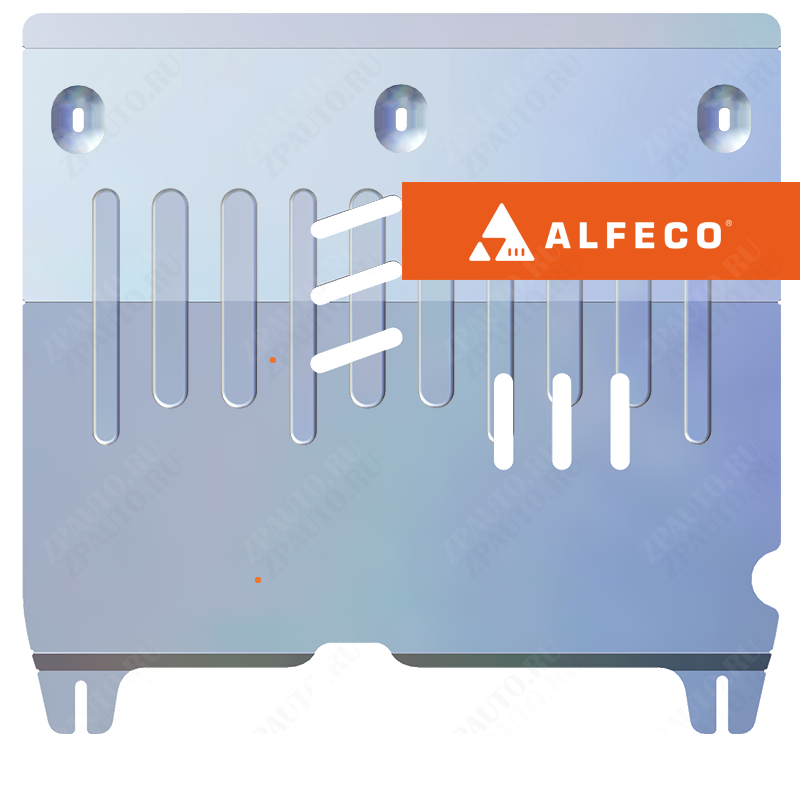 Защита  картера и КПП Lifan Smily 330 рестайлинг 2014-2017 V-1,3 , ALFeco, алюминий 4мм, арт. ALF3507al
