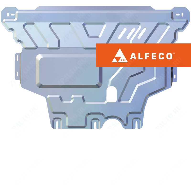 Защита  картера и КПП Seat Leon III 2013-2020 V-all , ALFeco, алюминий 5мм, арт. ALF3033al-1