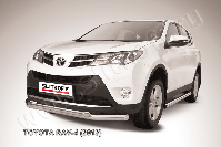 Защита переднего бампера d76+d57 двойная Toyota Rav-4 (2012-2015) , Slitkoff, арт. TR413-001