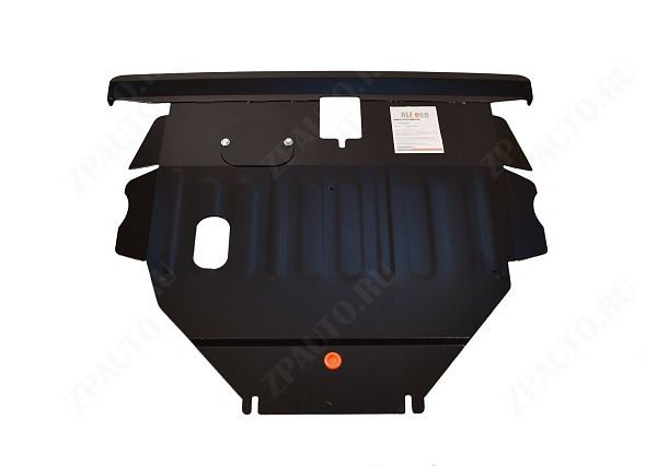 Защита  картера и КПП Toyota Allex 2001-2006 V-1,5 2WD , ALFeco, сталь 2мм, арт. ALF2406st-1