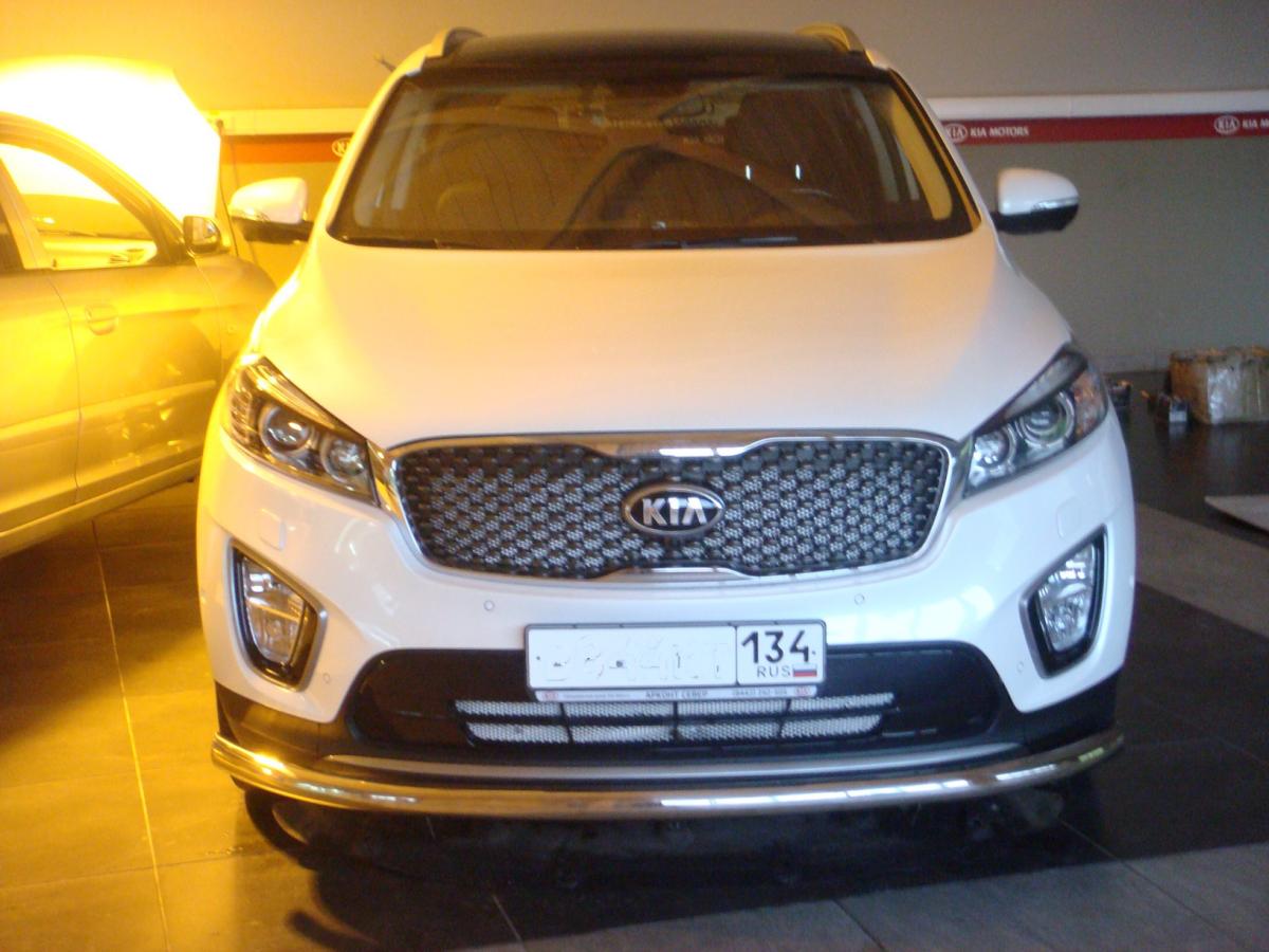 Защита переднего бампера  для автомобиля KIA Sorento 2015. KSR.15.02, Россия