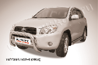 Кенгурятник d76 низкий Toyota Rav-4 (2005-2010) Black Edition, Slitkoff, арт. TR4002BE