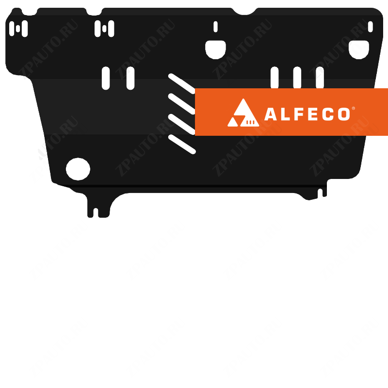Защита  картера и КПП Citroen C3 Picasso 2009-2017 V-all , ALFeco, сталь 2мм, арт. ALF1703st
