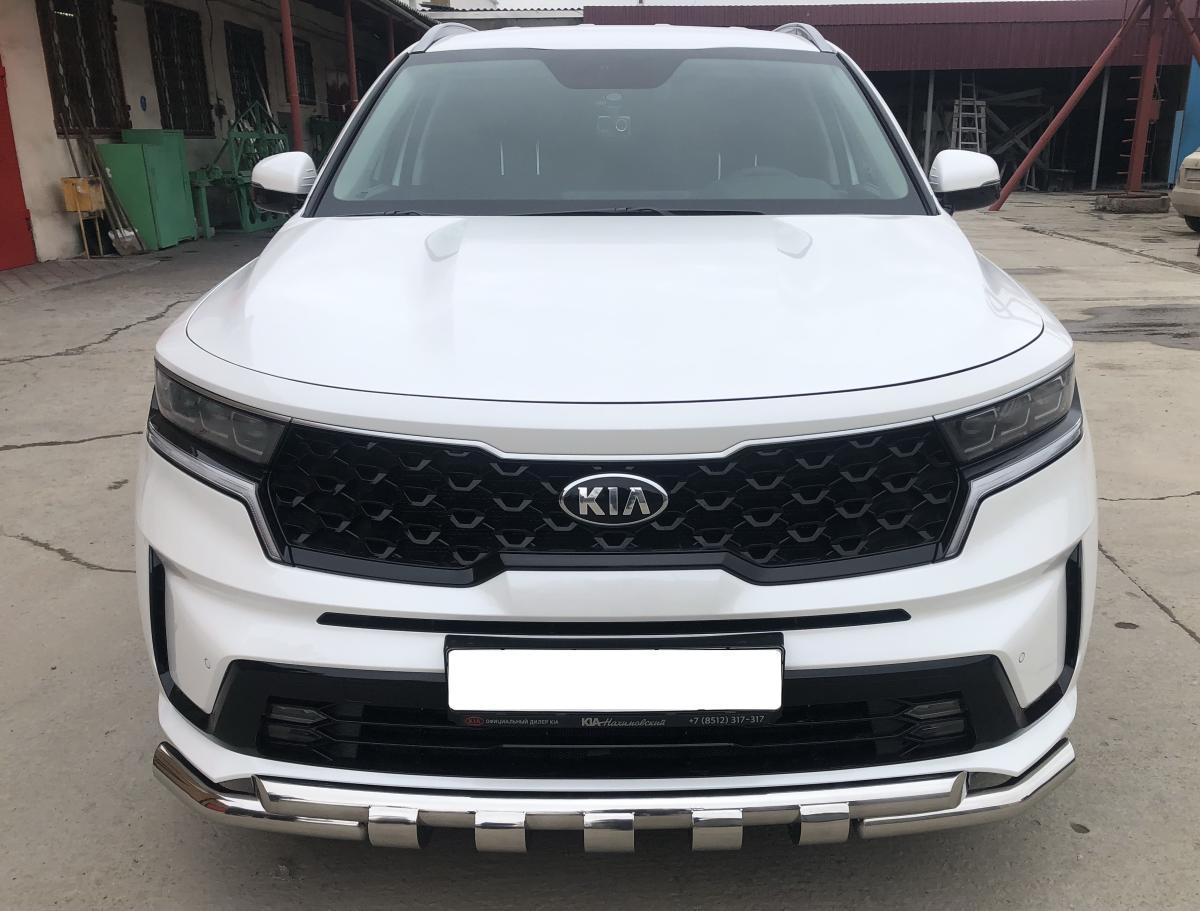 Защита переднего бампера G для автомобиля  KIA Sorento MQ4 2020 арт. KSRMQ4.20.05