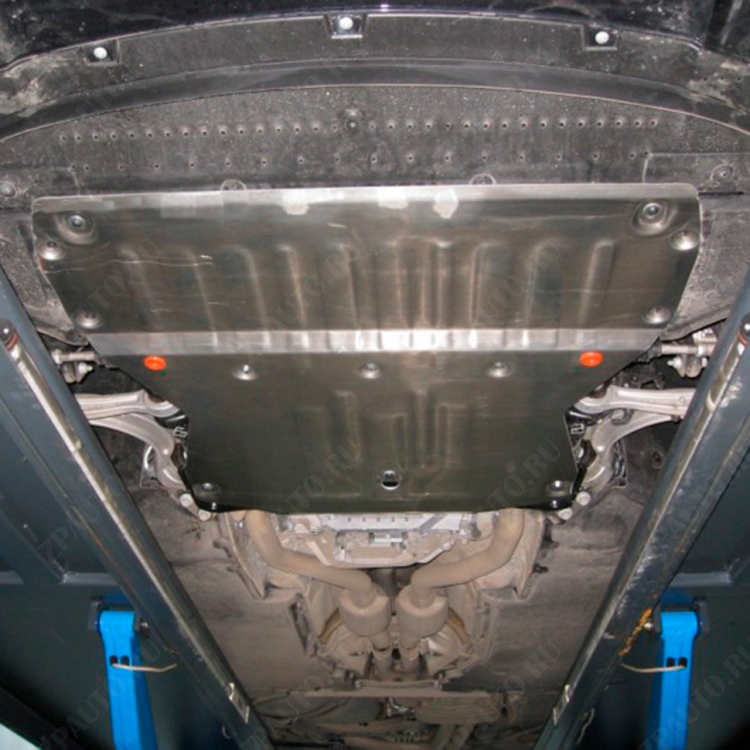 Защита  картера Audi A6 C7 allroad quattro 2012-2018 V-, ALFeco, алюминий 4мм, арт. ALF3030al-2