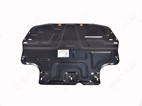 Защита  картера и КПП Volkswagen Passat (B6) 2005-2010 V-all , ALFeco, сталь 2мм, арт. ALF2633st